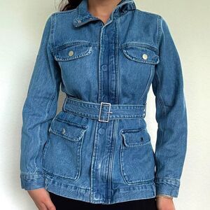 Vintage Tommy Hilfiger blue denim jacket